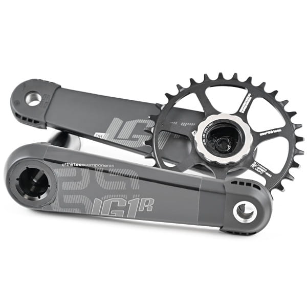 LG1 Race Koolstof Crank - 73 mm - Zwart