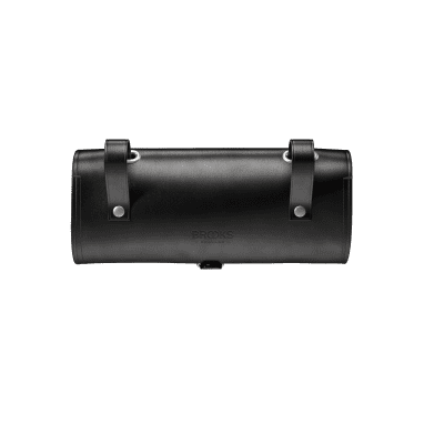 Challenge Leather Saddle Bag - black