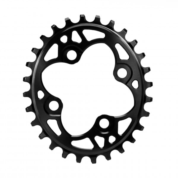 Chainring - Oval - 64 BCD 4-hole - black
