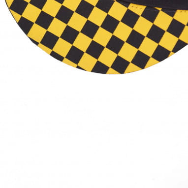 Checkmate Cycling Bike Cap - Black Yellow