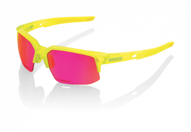 Speedcoupe Sportbril - Paarse meerlaagse spiegelglas lens - zuur