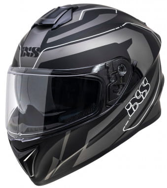 Full-face helmet iXS216 2.2 - gray-black-white