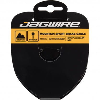 Câble de frein Mountain Sport acier zingué, rectifié - 1,5 x 2000 mm