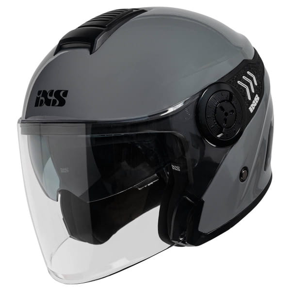 Jet helm iXS100 1.0 - glanzend grijs