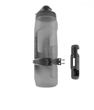 TWIST Bottle 800 + Bike Base Set - transparent schwarz
