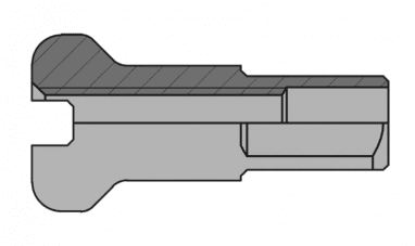 Standard Messing-Nippel 2mm Durchmesser - 100 Stück - silber