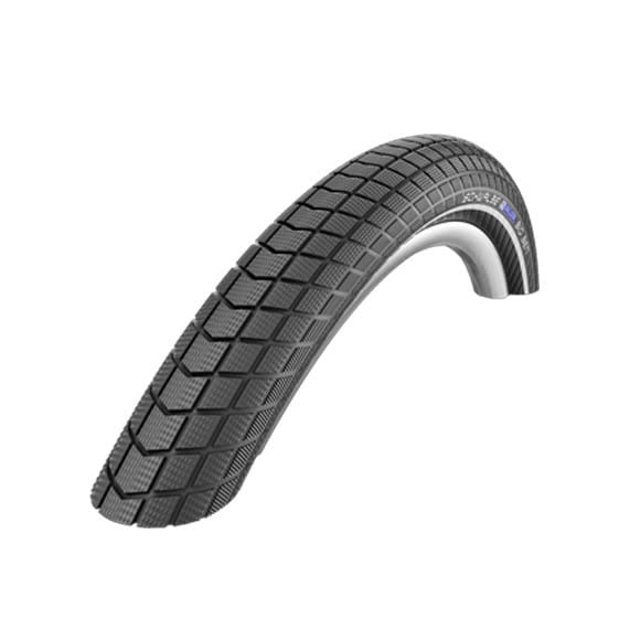 Big Ben clincher tire - 28x2.00 inch - K-Guard - reflective stripes - black