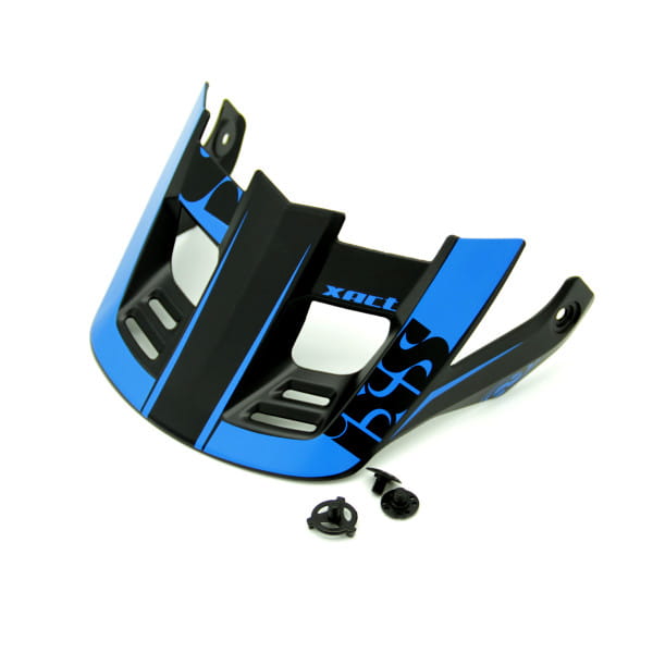 Replacement visor + pins ''Xact'' S-XL - Black/Blue