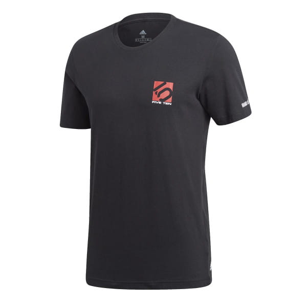 5.10 Logo T Shirt - Zwart