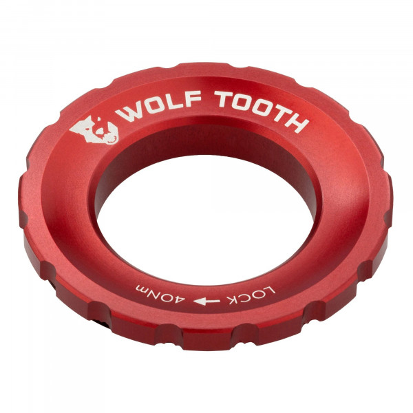 Centerlock Lockring, External Spline - red