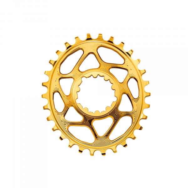 SRAM GXP Direct Mount Kettenblatt - Oval - 6 mm Offset - gold