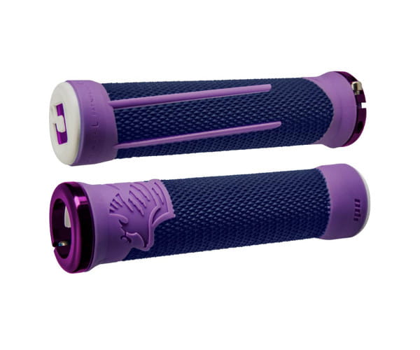 Grips AG2 Lock-On DH - violet/bleu