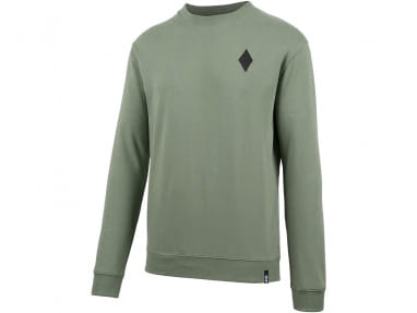 Rhombus organic sweater - Sage