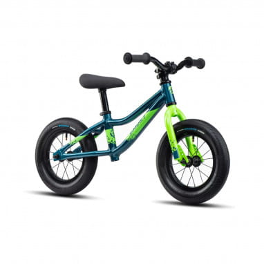 Powerkiddy 12 - Vuil blauw/metallic lime - glanzend