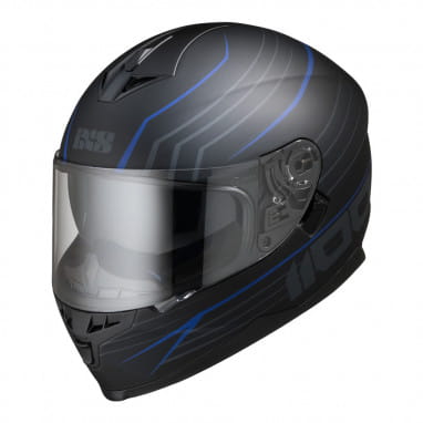 Full face helmet iXS1100 2.1 black-blue matt