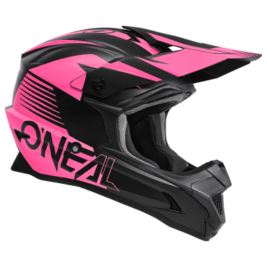 Casco 1SRS STREAM negro/rosa