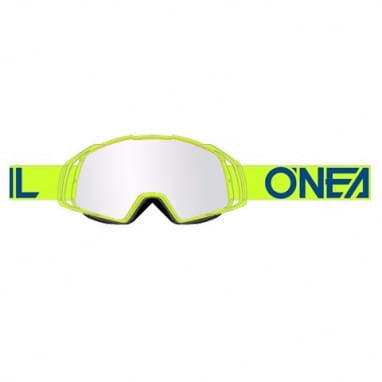 B20 Flat Goggles - neon yellow - Lens clear