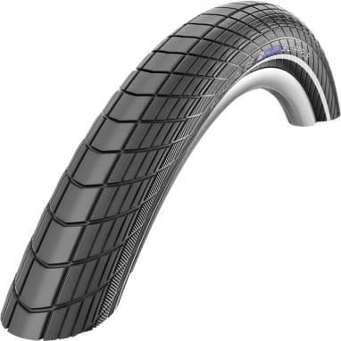 Big Apple clincher tire - 12x2.00 inch - reflective stripes