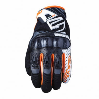 Handschuhe RS-C - weiss-orange fluo