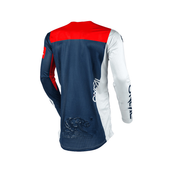Airwear Freez - Maglia - Grigio/Blu/Rosso