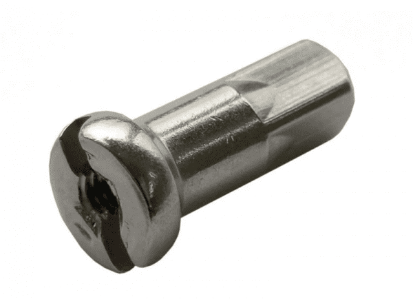 Standard Messing-Nippel 2mm Durchmesser - 100 Stück - silber