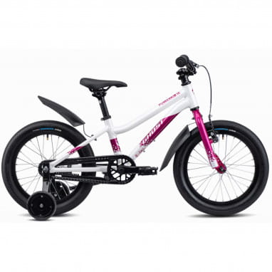 Powerkid 16 - pearl white/candy magenta - glossy