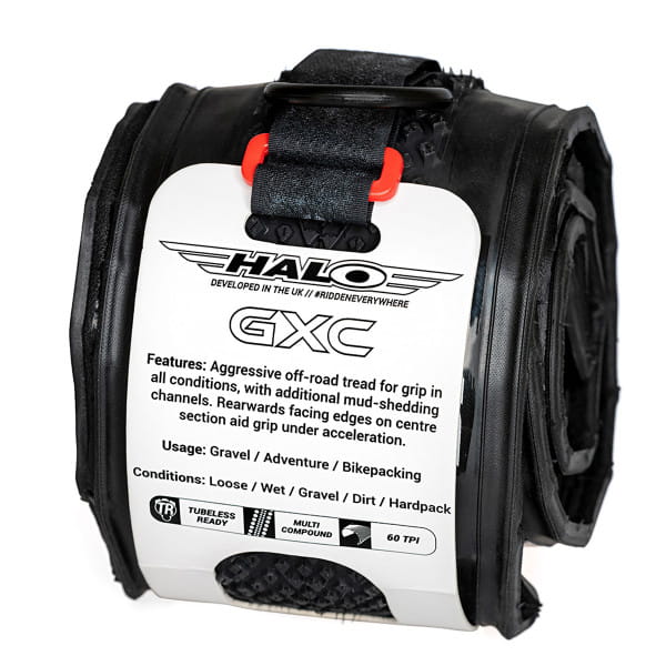 GXC vouwband voor grind - 650b x 47c - Zwart