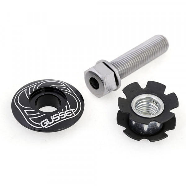 Hollow Star Nut 1 1/8" - noir