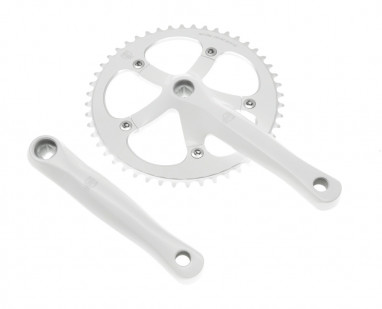 Track Kurbelgarnitur 165mm 48T weiss