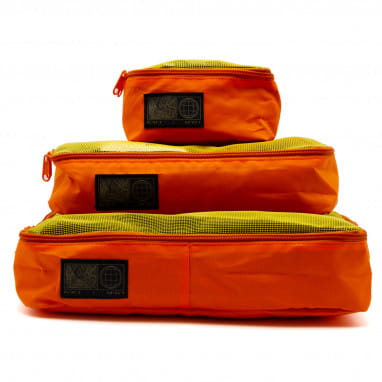 travel bag set - orange