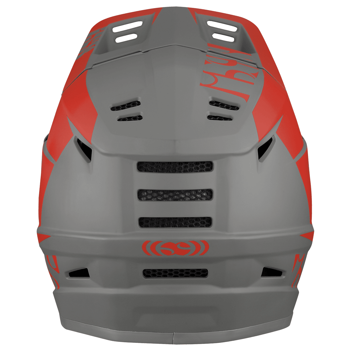 iXS XACT Evo Fullface Helmet Red Graphite Fullface Helmets BMO Bike Mailorder