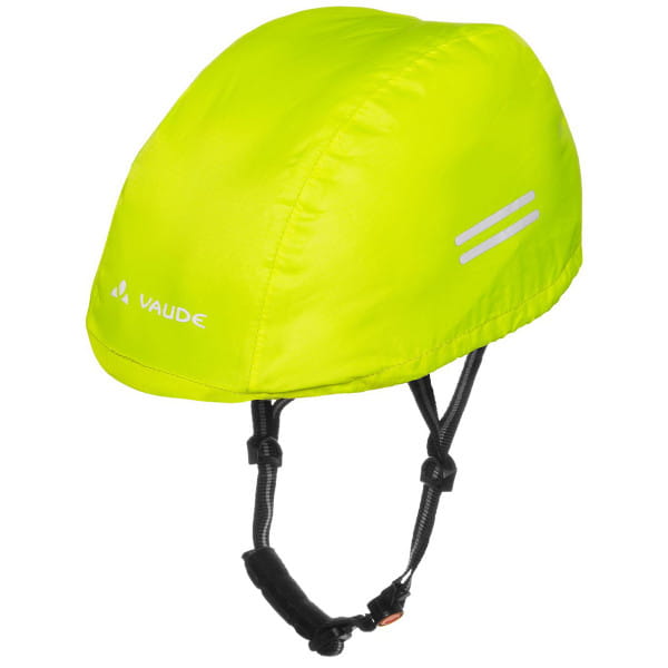 Raincover for kids helmets - neon yellow