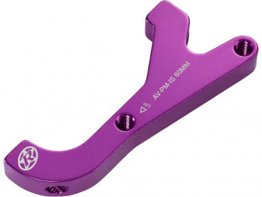 Disc Adapter Hinterrad Avid von IS auf Postmount - purple