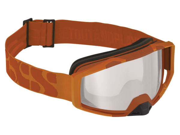 Trigger Goggle Clear Lens (Low Profile) - Burnt Orange