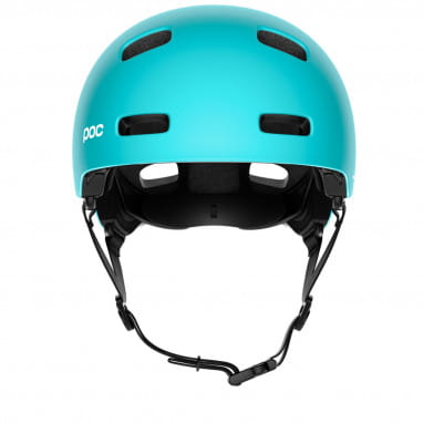 Crane Fahrradhelm - Kalkopyrit Blau Matt