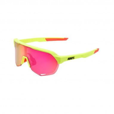 S2 - Multilayer Mirror Lens - Washed Out Neon Yellow