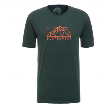 T-shirt avec logo de la montagne - Vert