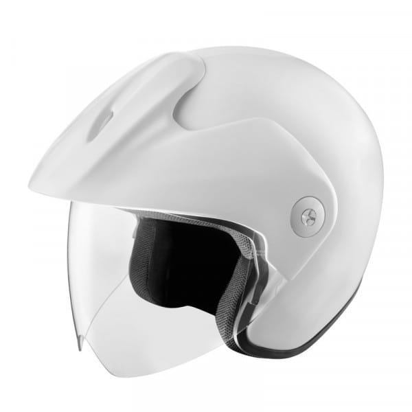HX 114 motorcycle helmet white