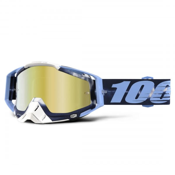 Racecraft Premium MX Goggles - TieDye Mirror Lens