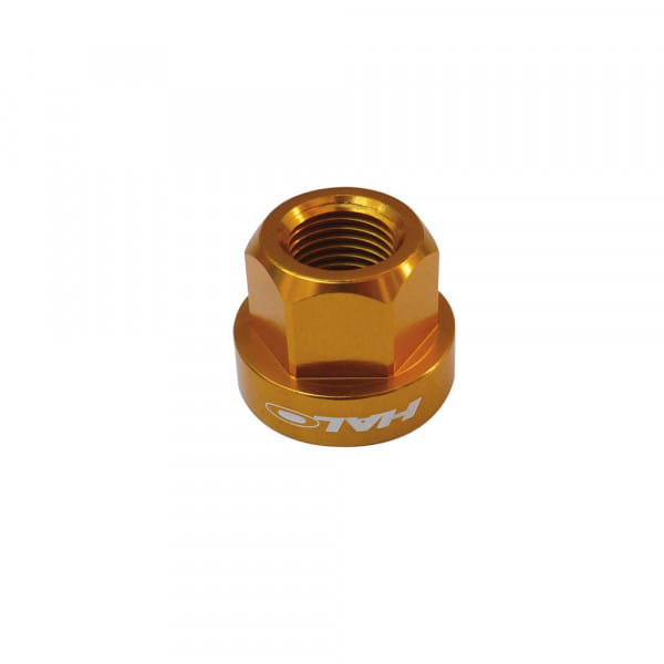 Alloy Axle Nuts - 9mm - gold