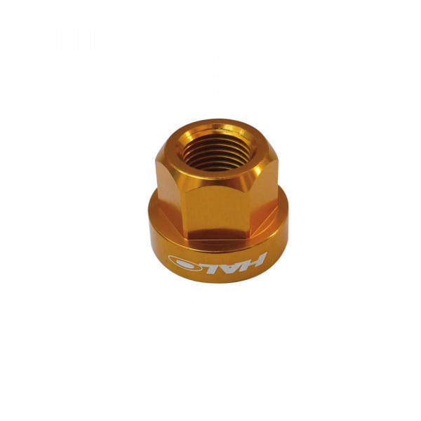 Dadi dell'asse in lega - 9mm - oro