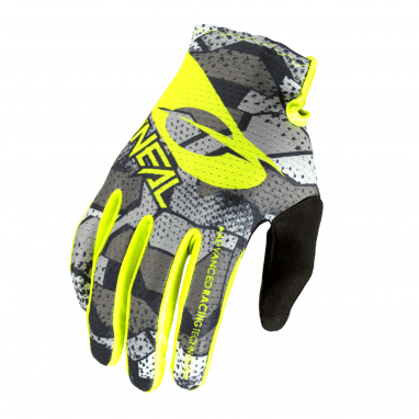 Matrix Jeugd Handschoen - Grijs/Neon Geel