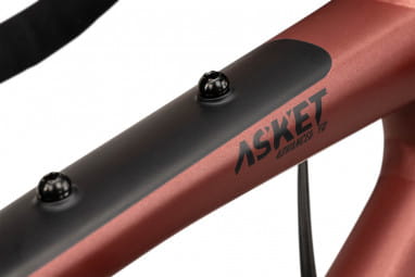 Asket Advanced EQ - rosso scuro arrugginito metallizzato/nero - opaco