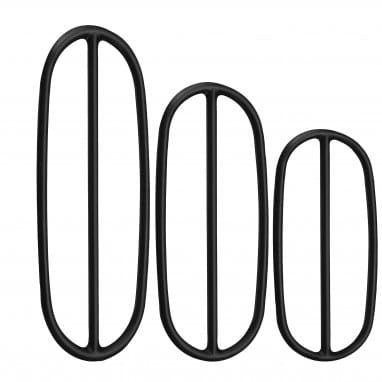 Vervangende rubberen ringen voor cadanssensor - Zwart