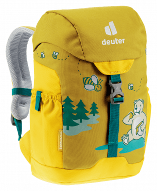 Schmusebär Kinderrucksack - turmeric-corn