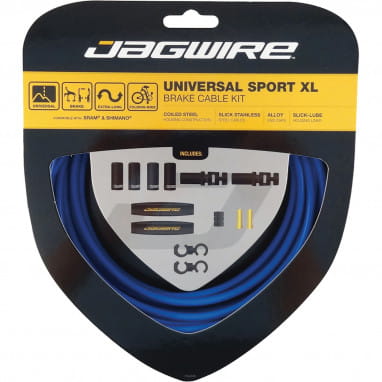 Remkabelset Universal Sport XL - sid-blauw