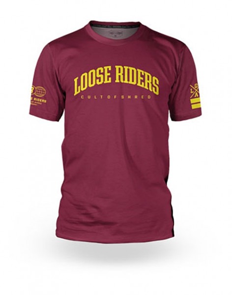 Tech Men Jersey Shortsleeve - Classic Burgundy-S