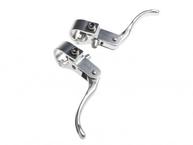 Crosstop BLever brake lever incl. shims 22.2/23.8mm pair - silver