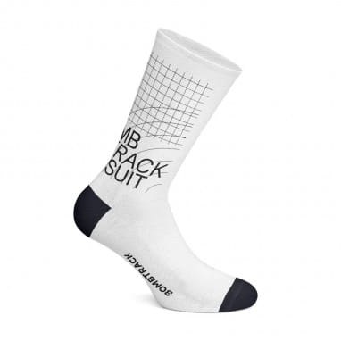 Grids and Guides socks - white