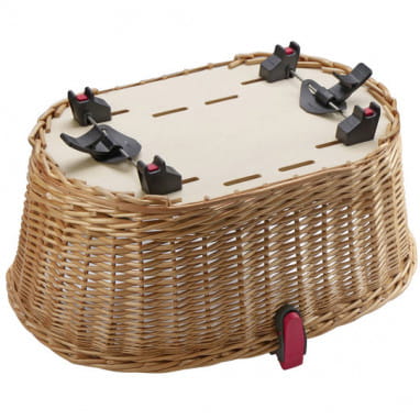 KLICKfix Hundeshopper Doggy Basket, mit Korbklip - braun